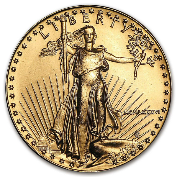 Gold American Eagles